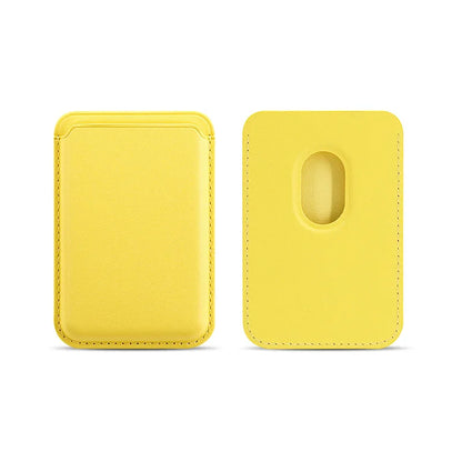 Premium Leather MagSafe Wallet Cover – Slim Magnetic Card Case for iPhone