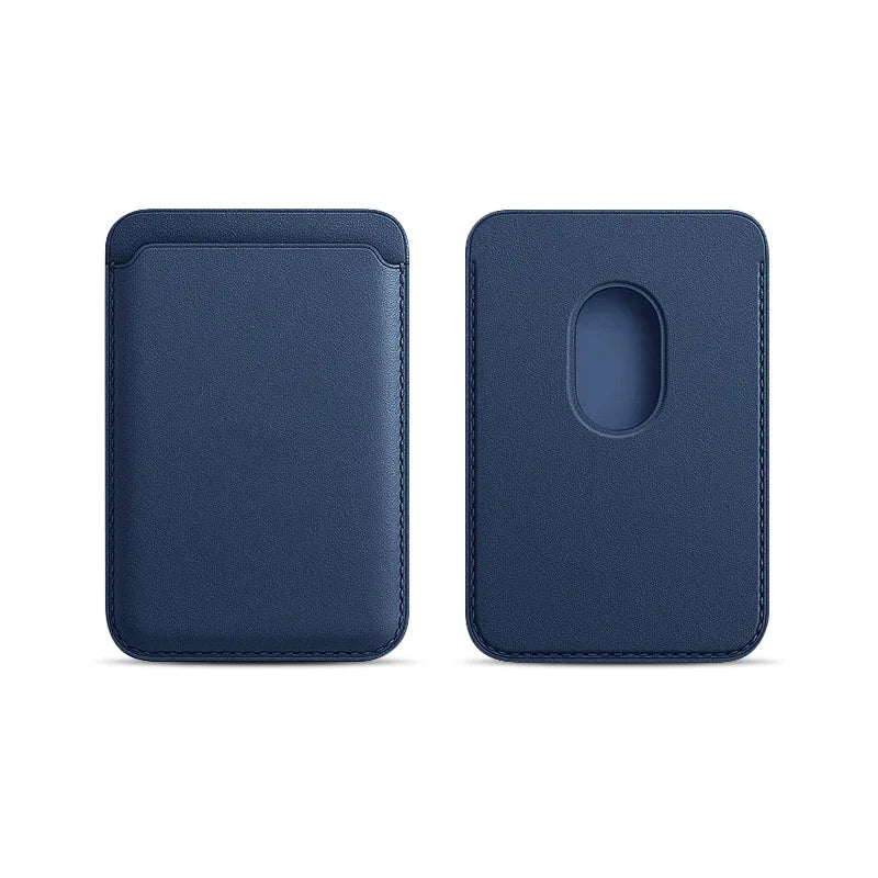 Classic Leather MagSafe Wallet Cover – Secure Magnetic Card Holder Case for iPhone