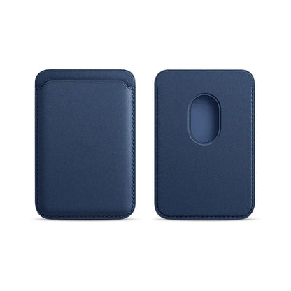 Classic Leather MagSafe Wallet Cover – Secure Magnetic Card Holder Case for iPhone