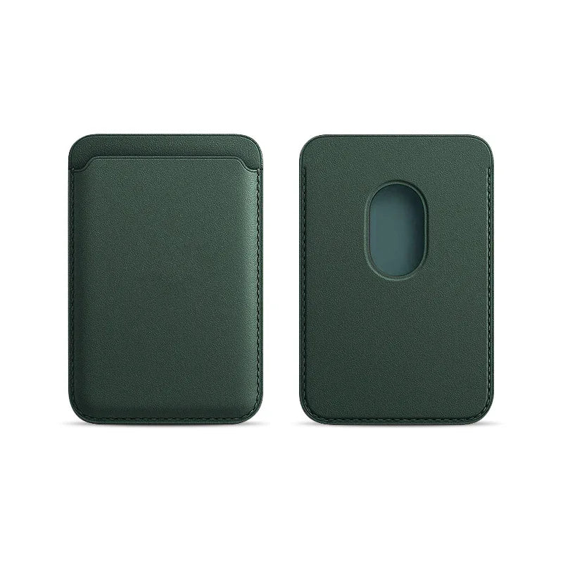 Premium Leather MagSafe Wallet Cover – Slim Magnetic Card Case for iPhone