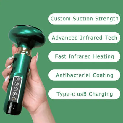 Portable Cupping Massager for Cellulite Reduction and Skin Firming
