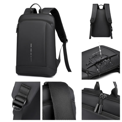 Slim & Stylish Men's Backpack – Waterproof, Lightweight, and Perfect for 15.6-Inch Laptops