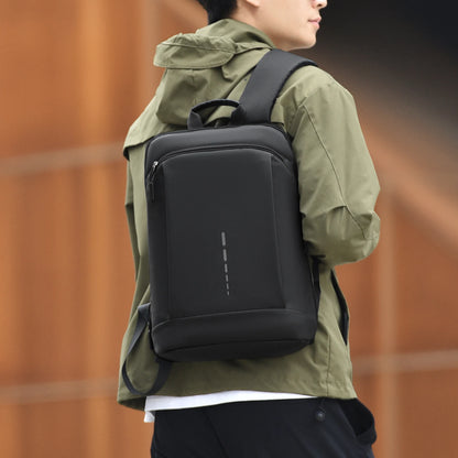 Slim & Stylish Men's Backpack – Waterproof, Lightweight, and Perfect for 15.6-Inch Laptops