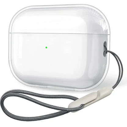 Shockproof AirPods Case Clear TPU Sleeve with Lanyard for AirPods 1/2/3/4 & Pro/Pro2/Pro3