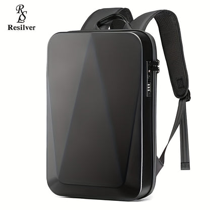 Resilver Men’s Professional Laptop Backpack – Durable Anti-Theft Travel Bag with USB Charging Port & Multi-Pocket Storage